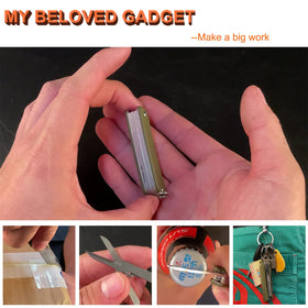 Ruike keychain knife keyring attachment for secure daily carry