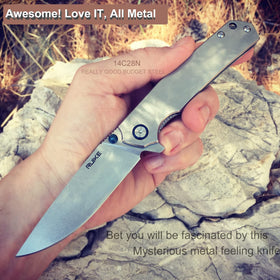Ruike drop point blade emphasizes precise slicing for chores