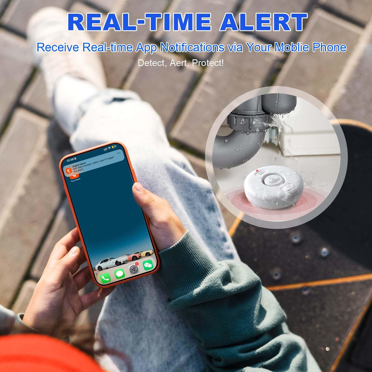 RUIKORING bottom IP66 probes detecting water pooling