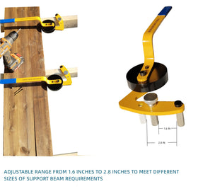 Ruipai deck straightening tool portable design for quick on-site work.