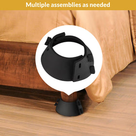Ruiru Bro toe bumpers install quickly with a snap-on T-buckle.