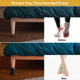 Ruiru Bro EVA toe bumpers for bed frames are durable and flexible.