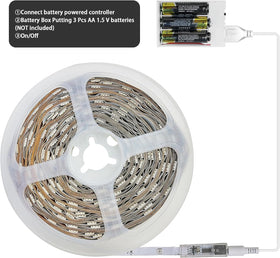 RUISHINE color-changing LED strip syncing with music via app and remote.