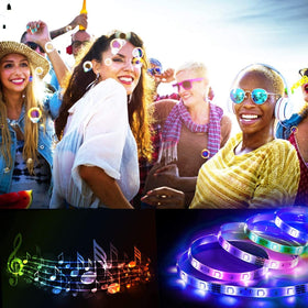 RUISHINE party wedding LED strip setup adds festive color