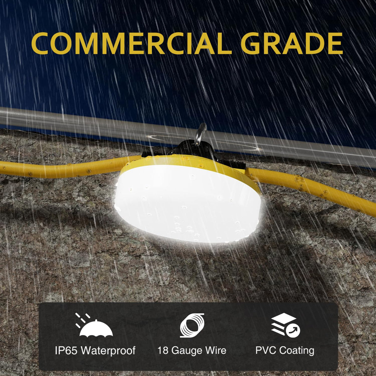 RUISUN LED construction lights come with a five-year warranty