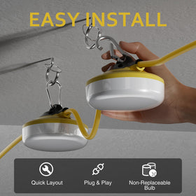 RUISUN LED lights feature durable 18 AWG wiring for moisture and UV resistance
