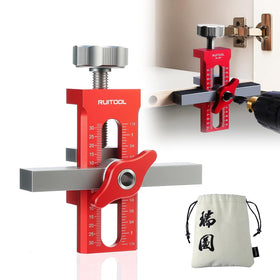 RUITOOL 2-in-1 cabinet door mounting jig for frameless cabinets enabling quick alignment