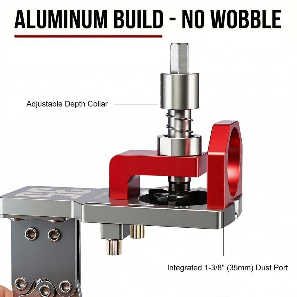RUITOOL CNC aluminum body delivers rigid, stable drilling
