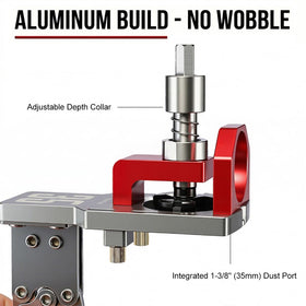 RUITOOL CNC aluminum body delivers rigid, stable drilling