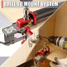 RUITOOL door installation kit with built-in clamp and supports