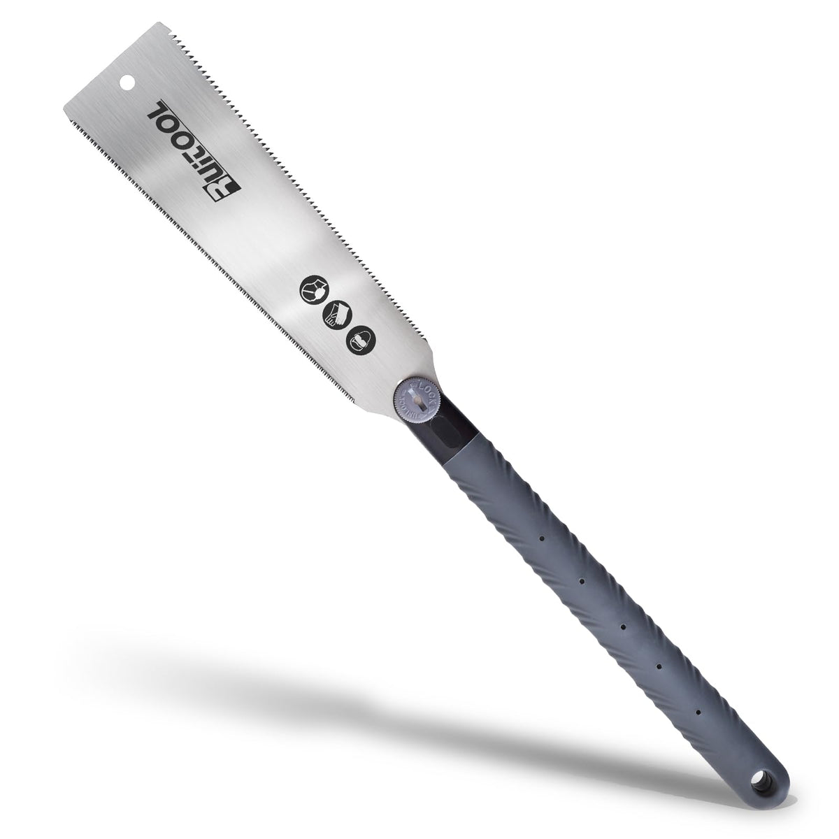 RUITOOL Japanese Pull Saw blade close-up, flexible SK-5 steel edge