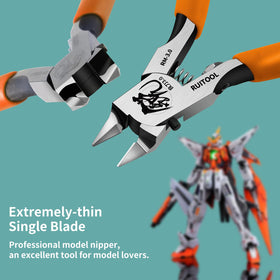 RUITOOL Model Nippers ergonomic grip for comfortable long-use.
