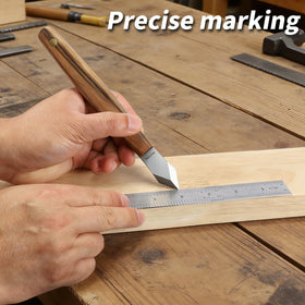 RUITOOL marking knife with long-neck blade enabling reach into tight joints