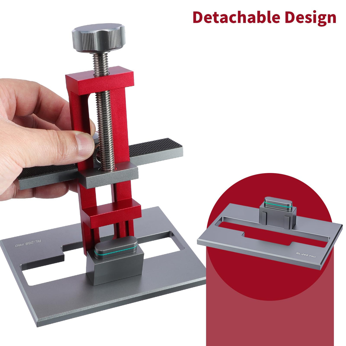 RUITOOL Upgrade 3-in-1 Jig frameless compatibility supports contemporary cabinets with ease.