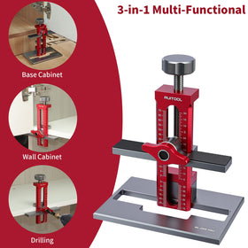 RUITOOL Upgrade 3-in-1 Jig vertical adjustment handles precise reveals for large kitchen renovations.