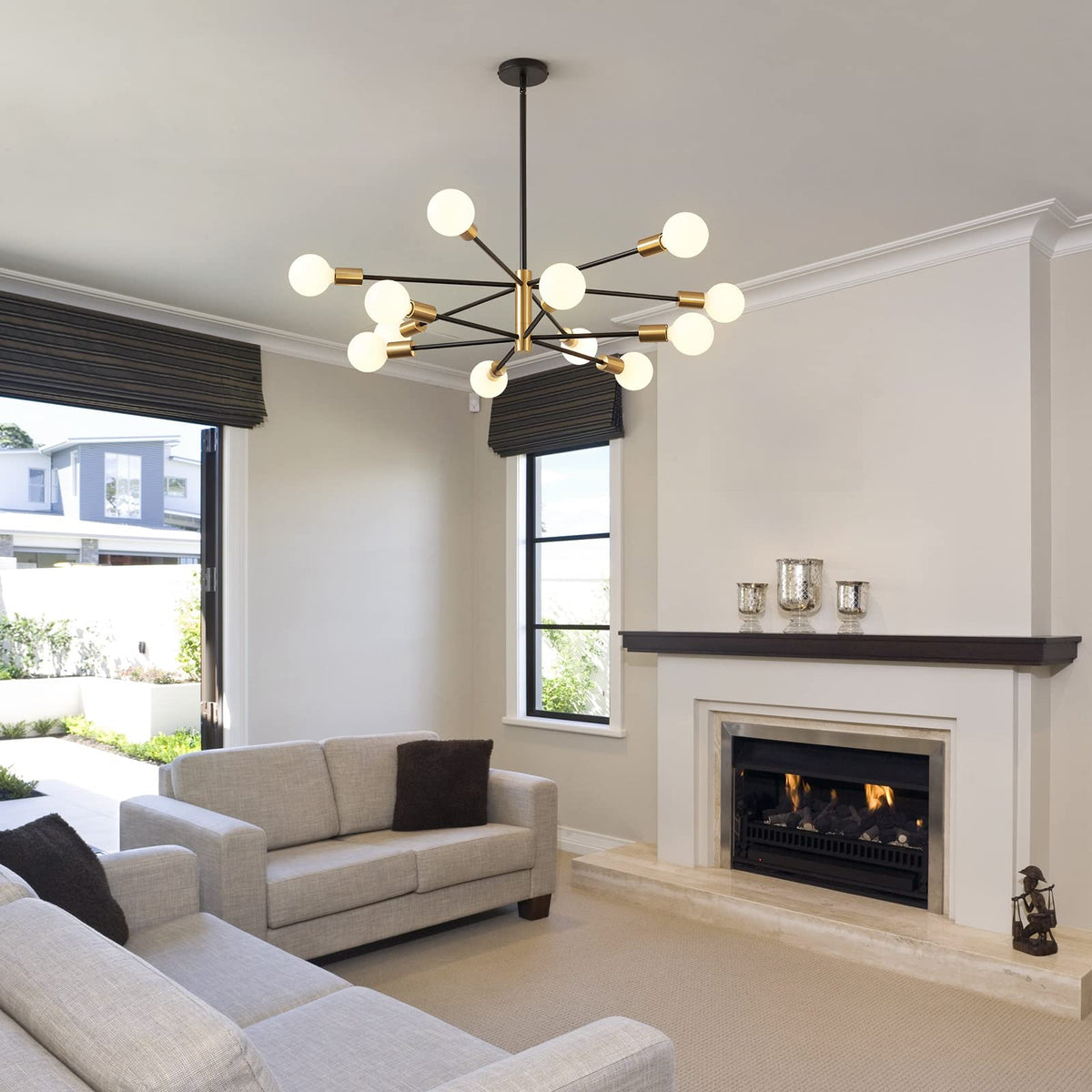 RUIYEY suitable for sloped ceilings ensuring versatile placement.
