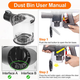 RUKHOOL V6 dust bin model compatibility check guide