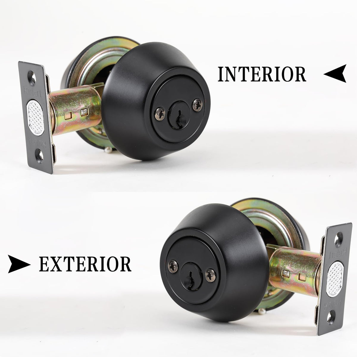 Rulart keyhole detail emphasizes copper cylinder and enhanced security.