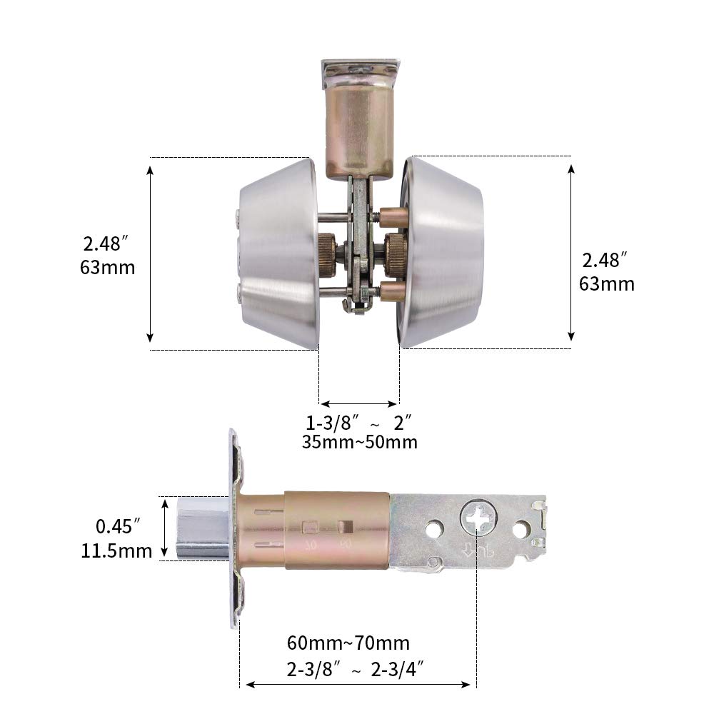 Rulart strike plate and latch close-up showing durable construction