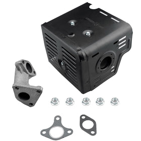 Ruma Muffler Kit five mounting nuts for easy mounting