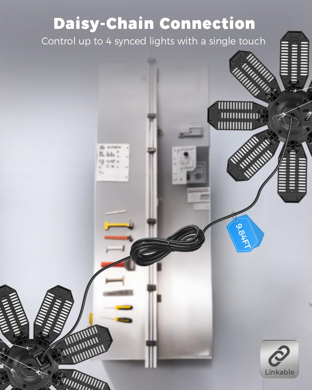 RUNBARRY included online switch enables instant one‑touch control.