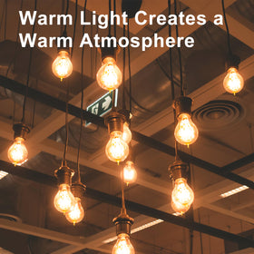 Runquiz amber glow provides indoor and outdoor spaces with warm ambience