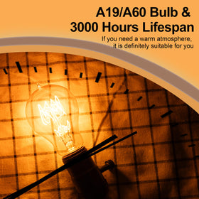 Runquiz retro bulb ideal for restaurants and cozy homes