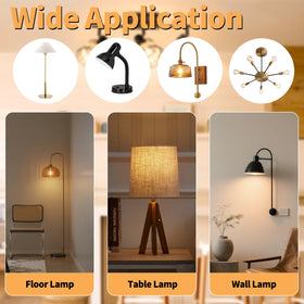 Runquiz amber glow for wall sconces and pendant lighting