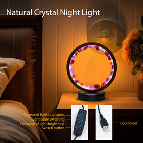 Runyangshi Amethyst Night Lamp gift box offers thoughtful, nature-inspired presentation