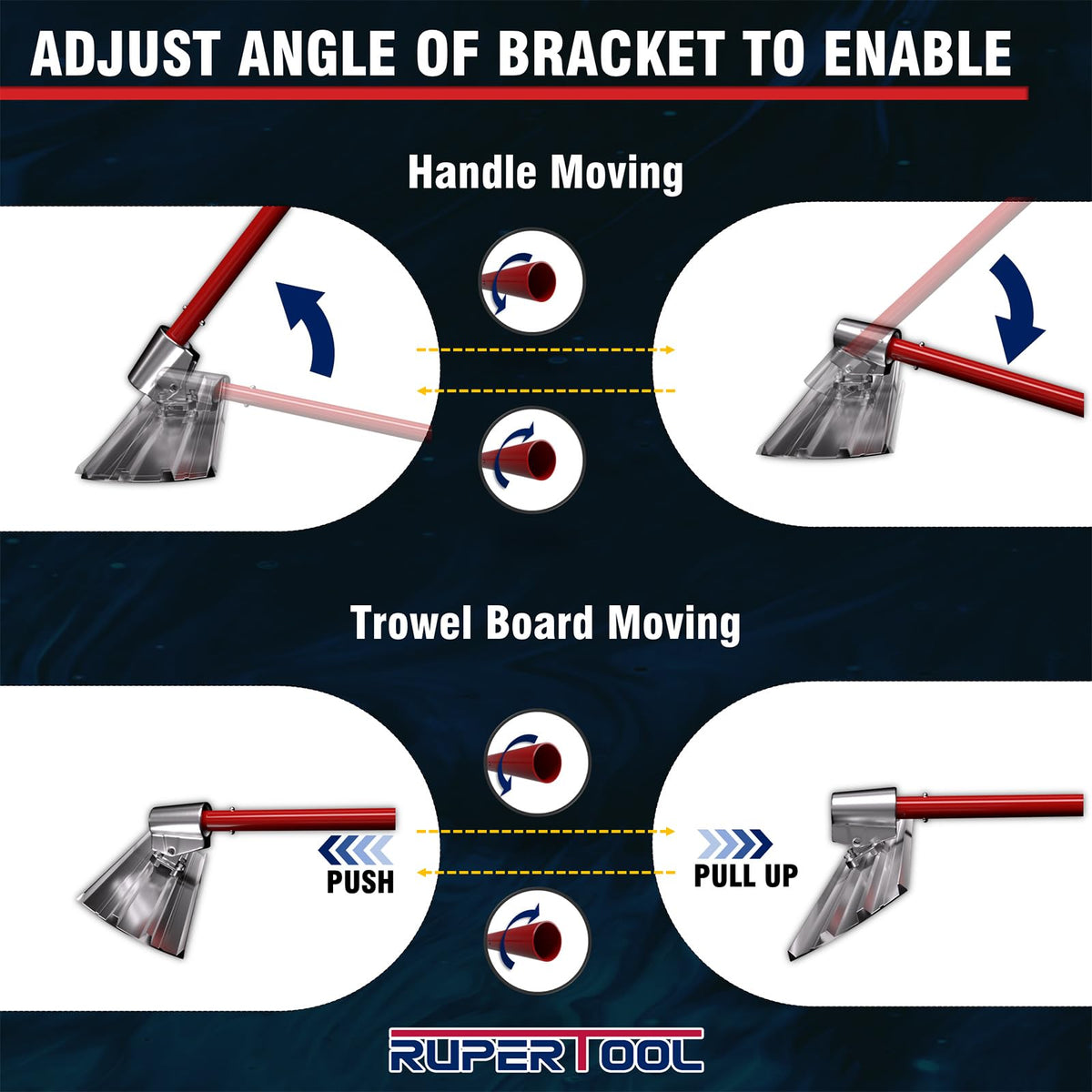 Rupertool extendable handle system boosts reach and leverage