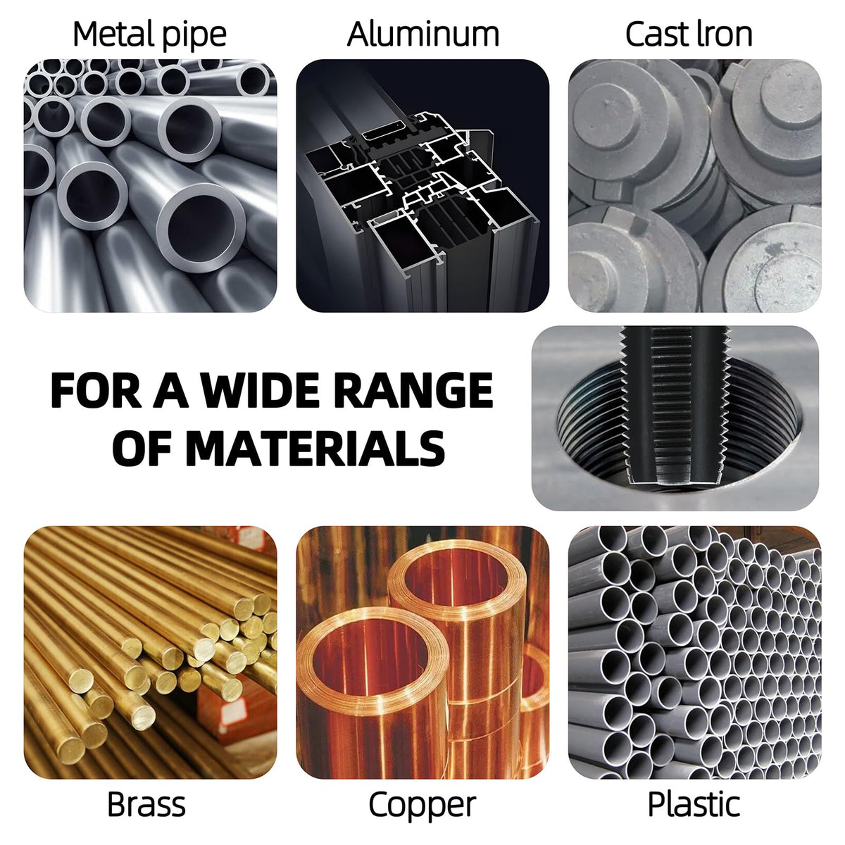 RURITKIT professional-grade kit suits plumbers, mechanics, and DIY enthusiasts.