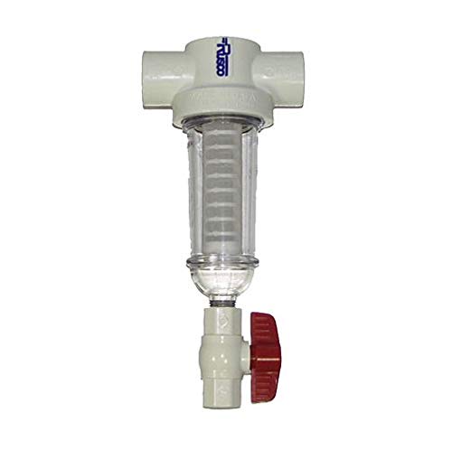 Rusco Spin Down Separator on a main line captures sediment for cleaner potable water.