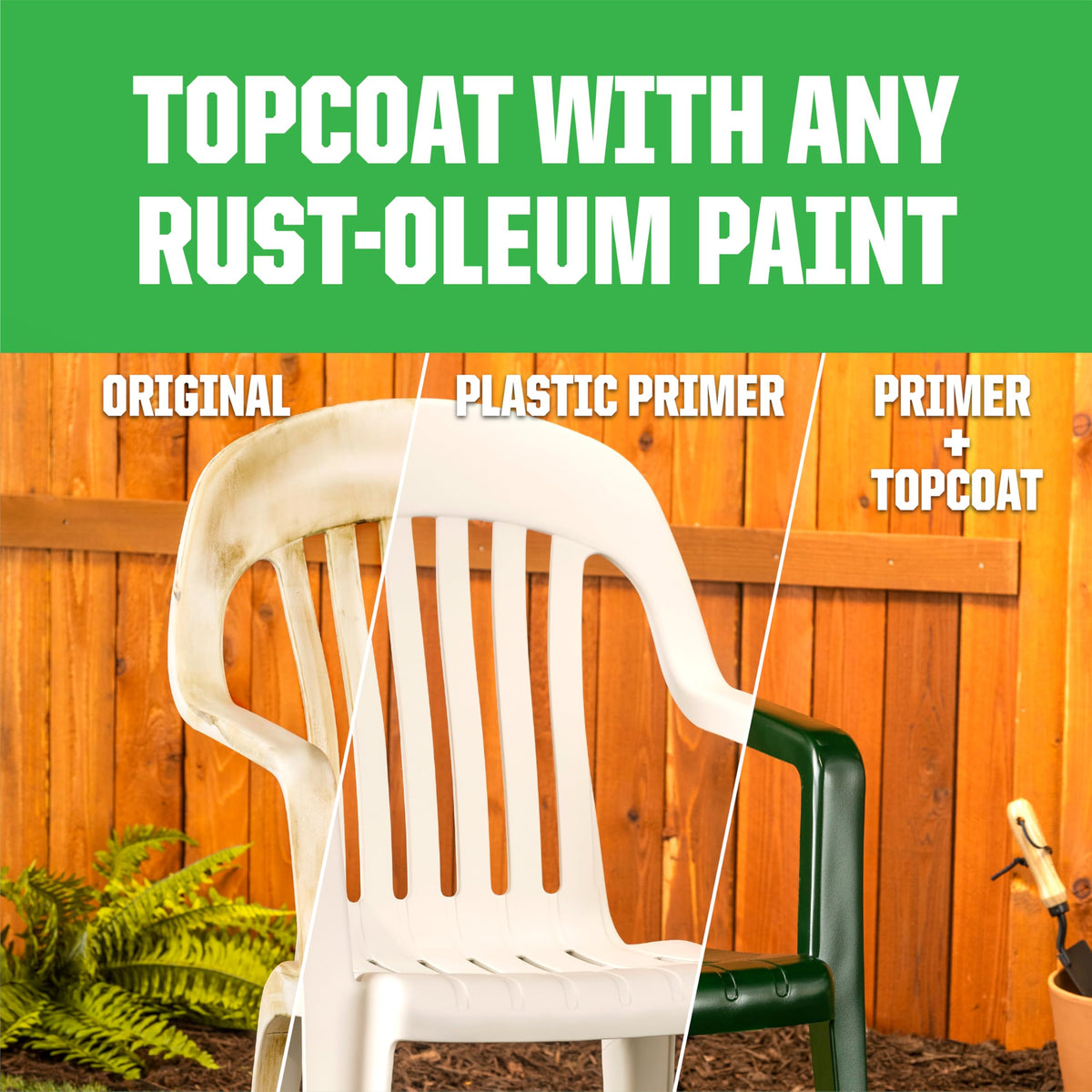 Rust-Oleum 209460 primer spray dispersion feature for even coverage