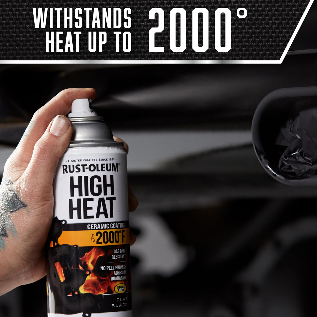 Rust-Oleum 248903 any-angle spray in action for versatile coverage.