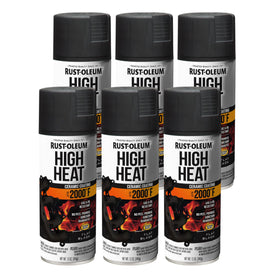 Rust-Oleum 248903 high heat spray can protects automotive parts from heat and rust.