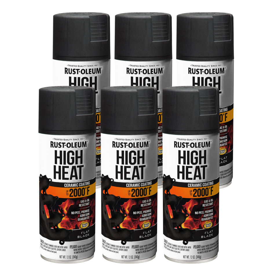 Rust-Oleum 248903 high heat spray can protects automotive parts from heat and rust.
