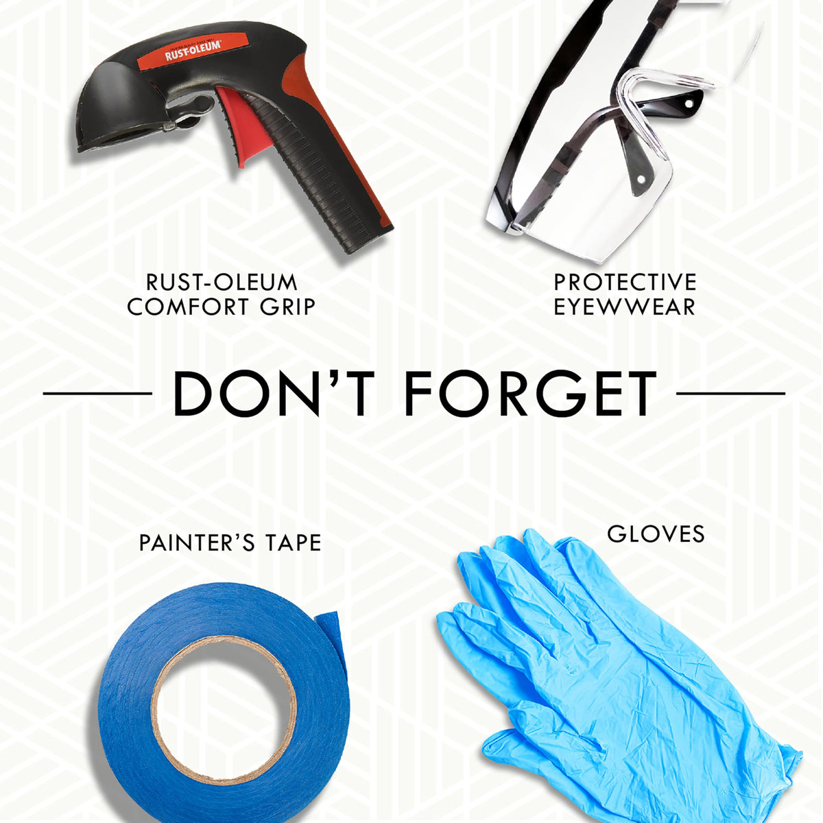 Rust-Oleum 267028 Matte Finish Spray yields a no-shine, crystal-clear matte look.