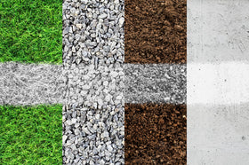 Rust-Oleum 2X Distance Marking Spray dries quickly on concrete and asphalt.