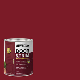 Rust-Oleum 369385 fast-drying formula dries to touch in 45 minutes.
