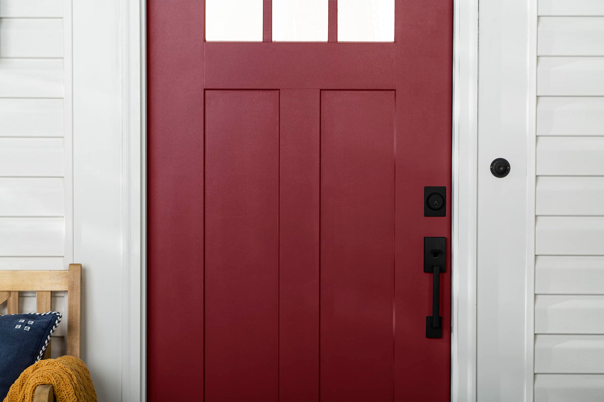 Rust-Oleum 369385 ready-to-use door and trim paint for easy application.
