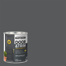 Rust-Oleum 369387 satin finish swatch demonstrates durable, fade-resistant exterior color