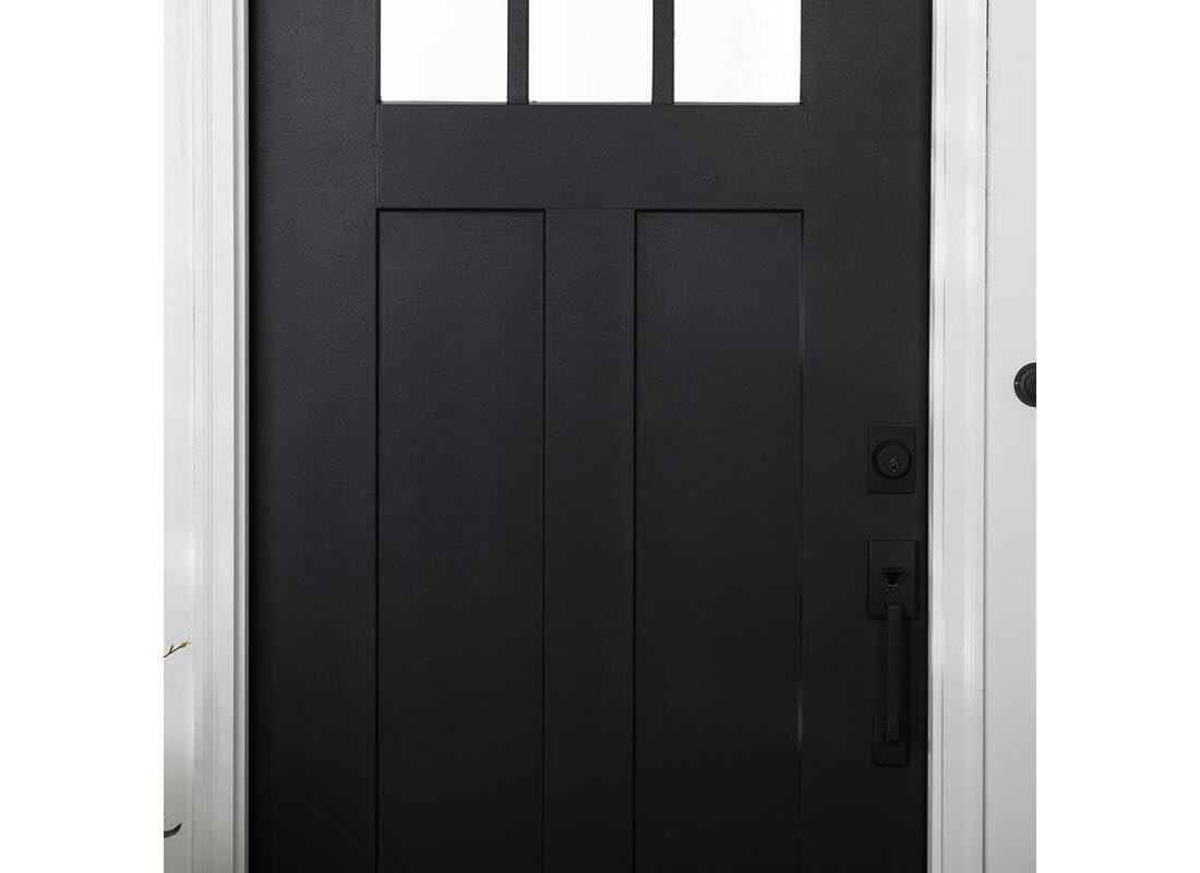 Fast-dry feature of Rust-Oleum Advanced Dry Door & Trim Paint in action