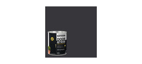 Rust-Oleum Advanced Dry Door & Trim Paint satin black finish on surface