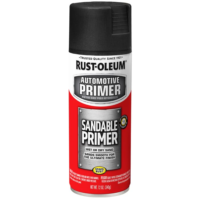 Rust-Oleum sandable primer dries to touch in about 10 minutes.