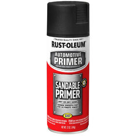Rust-Oleum sandable primer dries to touch in about 10 minutes.