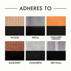 Brush-on application on wood creates a smooth chalkboard surface.