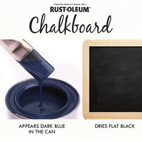 Scratch-resistant finish keeps chalk marks clean and erasable.