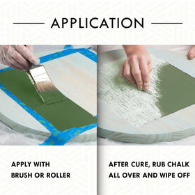 Rust-Oleum Chalkboard Paint erases cleanly with a damp cloth