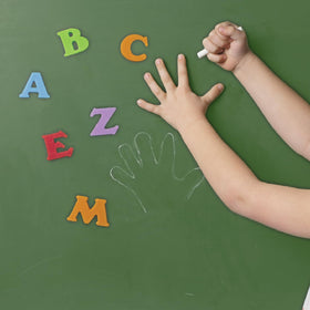 Rust-Oleum Chalkboard Paint on glass or hardboard creates erasable writing surfaces