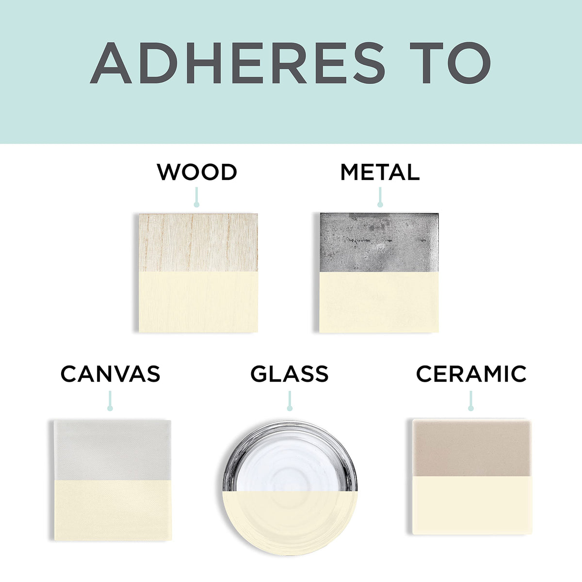 Rust-Oleum Chiffon Cream Chalked adheres to multiple surfaces for simple, versatile updates.